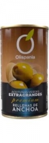 Aceitunas manzanilla rellenas de anchoas premium Olispania 350 gr